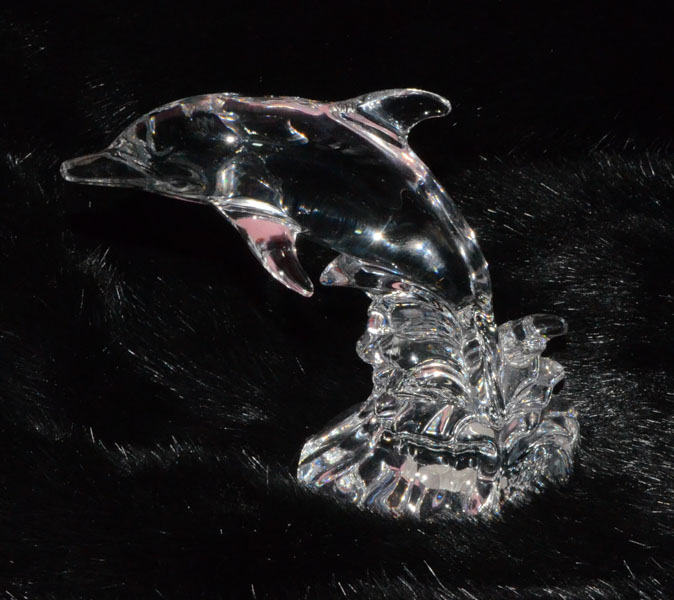 waterford crystal dolphin figurine