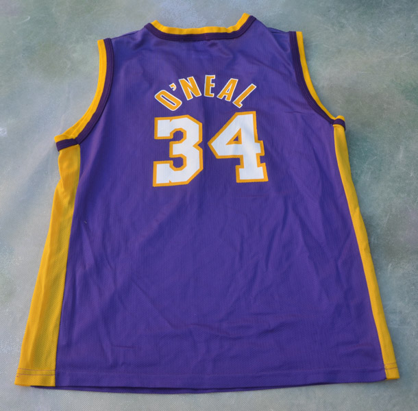 shaq lakers jersey blue