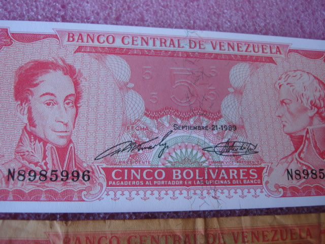 Venezuela Currency Collection Lot_9 Banknotes  